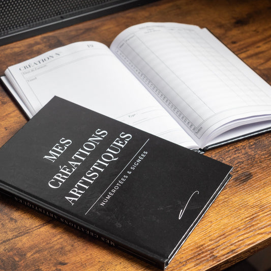 Livre registre Mes Créations Artistiques - Like an Artist