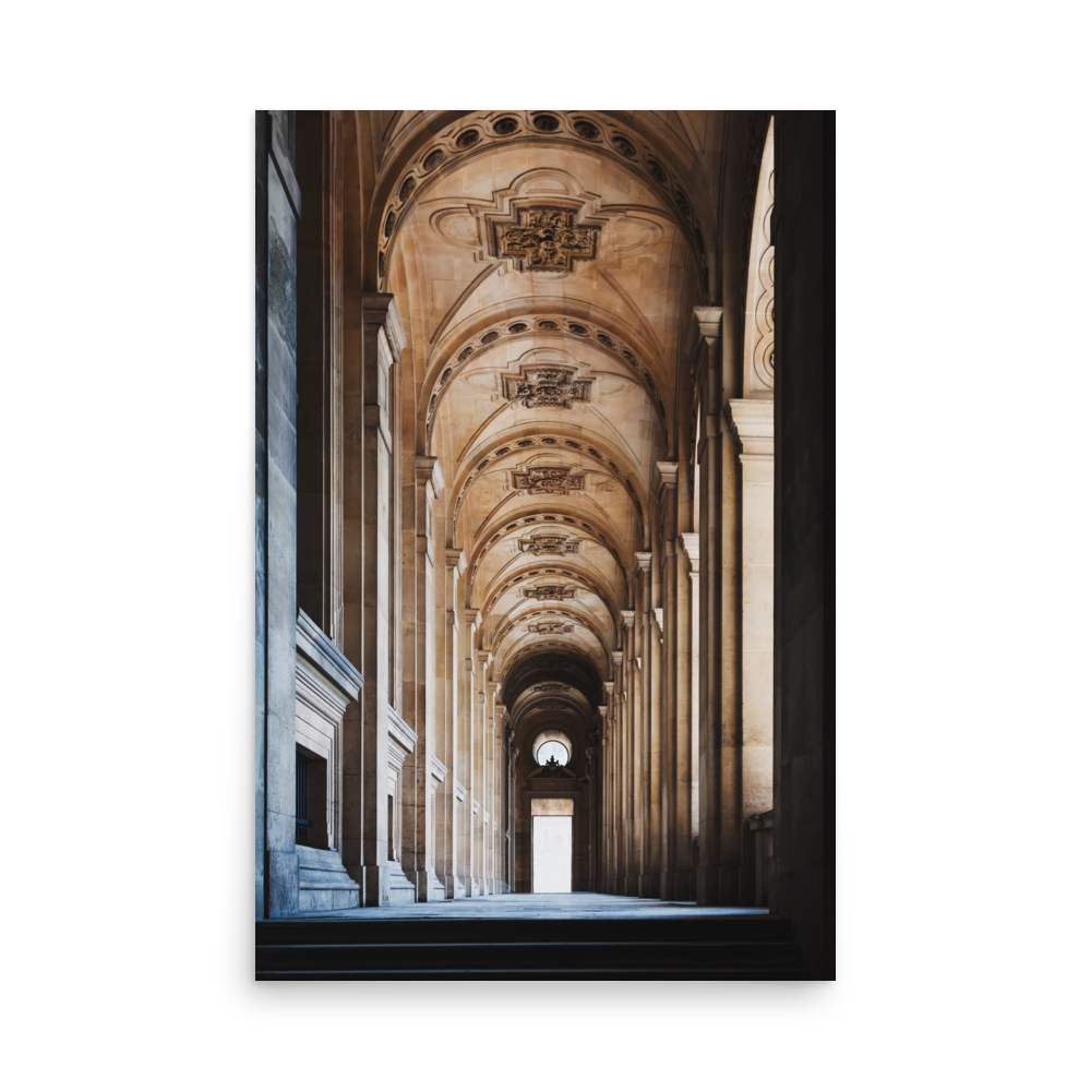 Tirage photo de Paris "Coursive du Louvre" - Paris - The Artistic Way