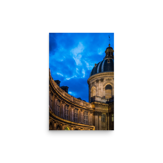 Tirage photo de Paris "Institut de France at Blue Hour" - Paris - The Artistic Way