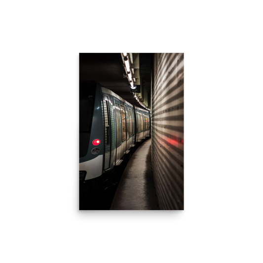 Tirage photo de Paris "Modern Parisian Metro" - Paris - The Artistic Way