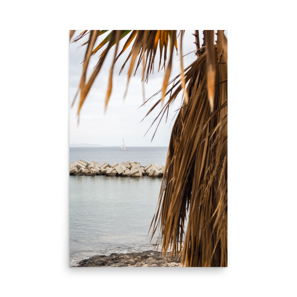Tirage photo de Lanzarote "Quiet view from Lanzarote" - Îles Canaries - The Artistic Way