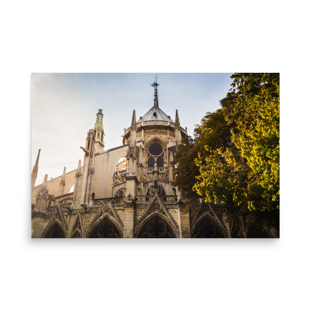 Tirage photo de Paris "Back of Notre-Dame" - Paris - The Artistic Way