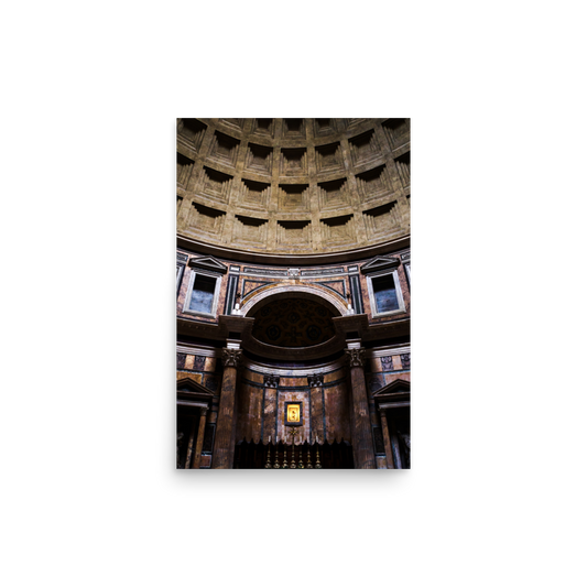 Tirage Photo de Rome "Altar of the Pantheon in Rome" - Rome - The Artistic Way