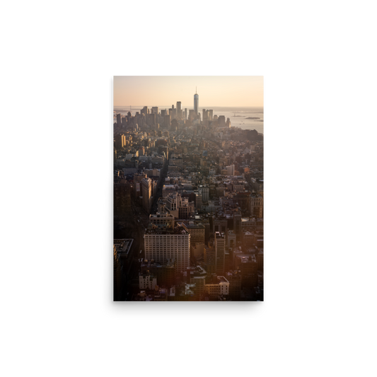 Tirage photo de New York "Big Apple Sunset" - NY - The Artistic Way