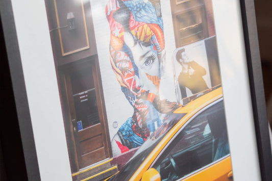 Mise sous cadre avec passe-partout d’un tirage photo Fine Art