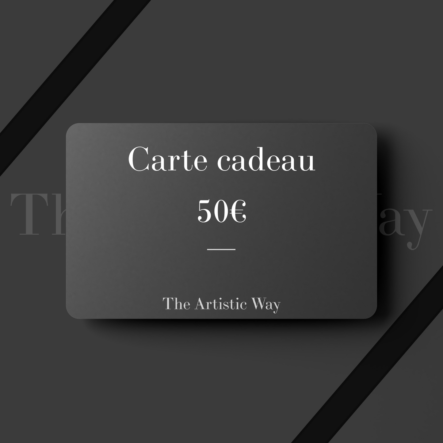 Carte cadeau 50€ - The Artistic Way