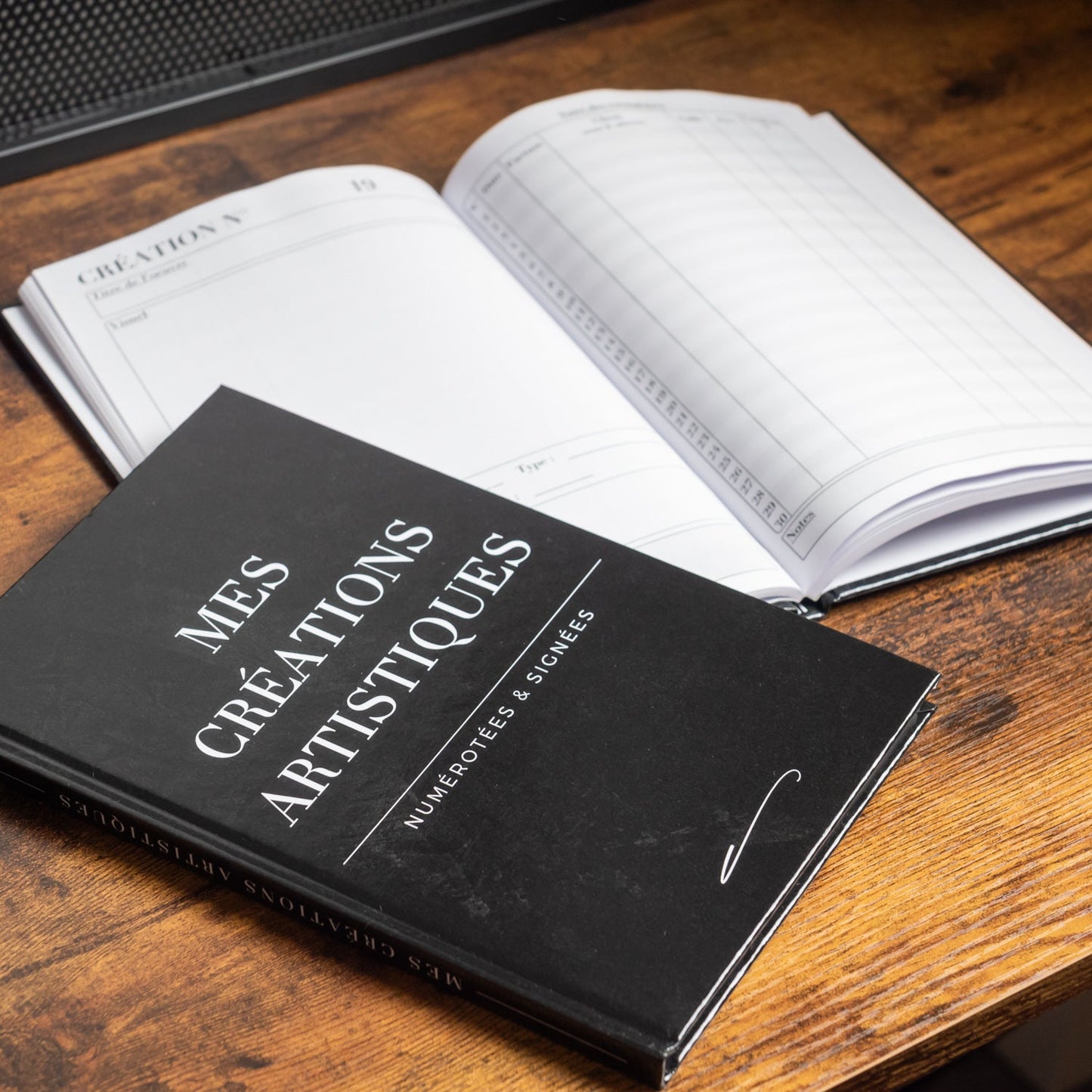 Livre registre Mes Créations Artistiques - Like an Artist