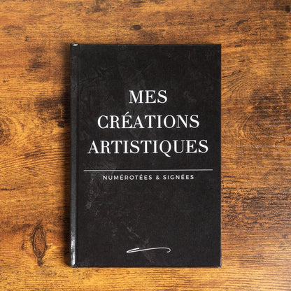 Livre registre Mes Créations Artistiques - Like an Artist