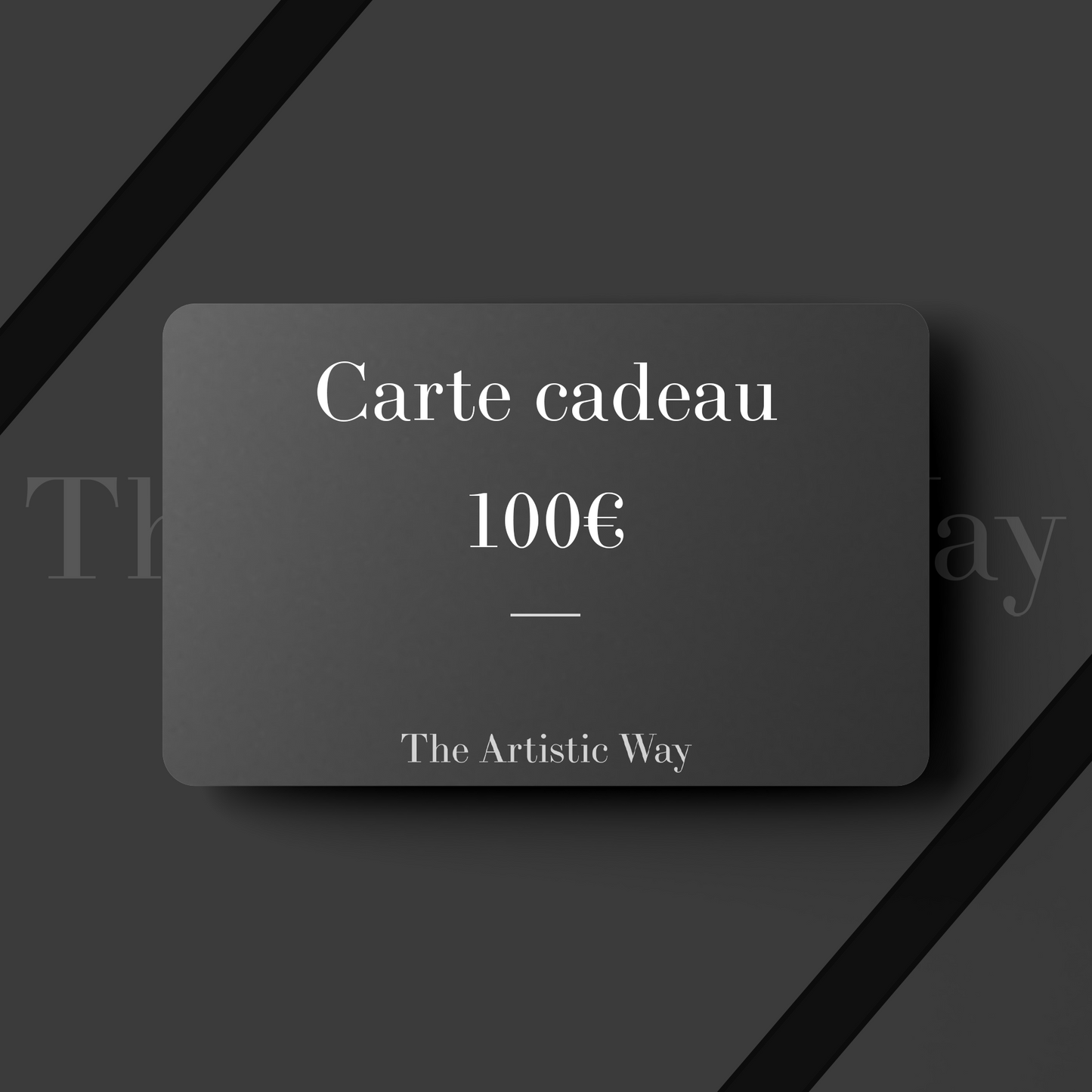 Carte cadeau 100€ - The Artistic Way