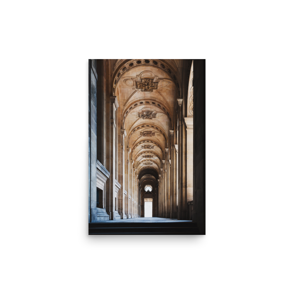 Tirage photo de Paris "Coursive du Louvre" - Paris - The Artistic Way