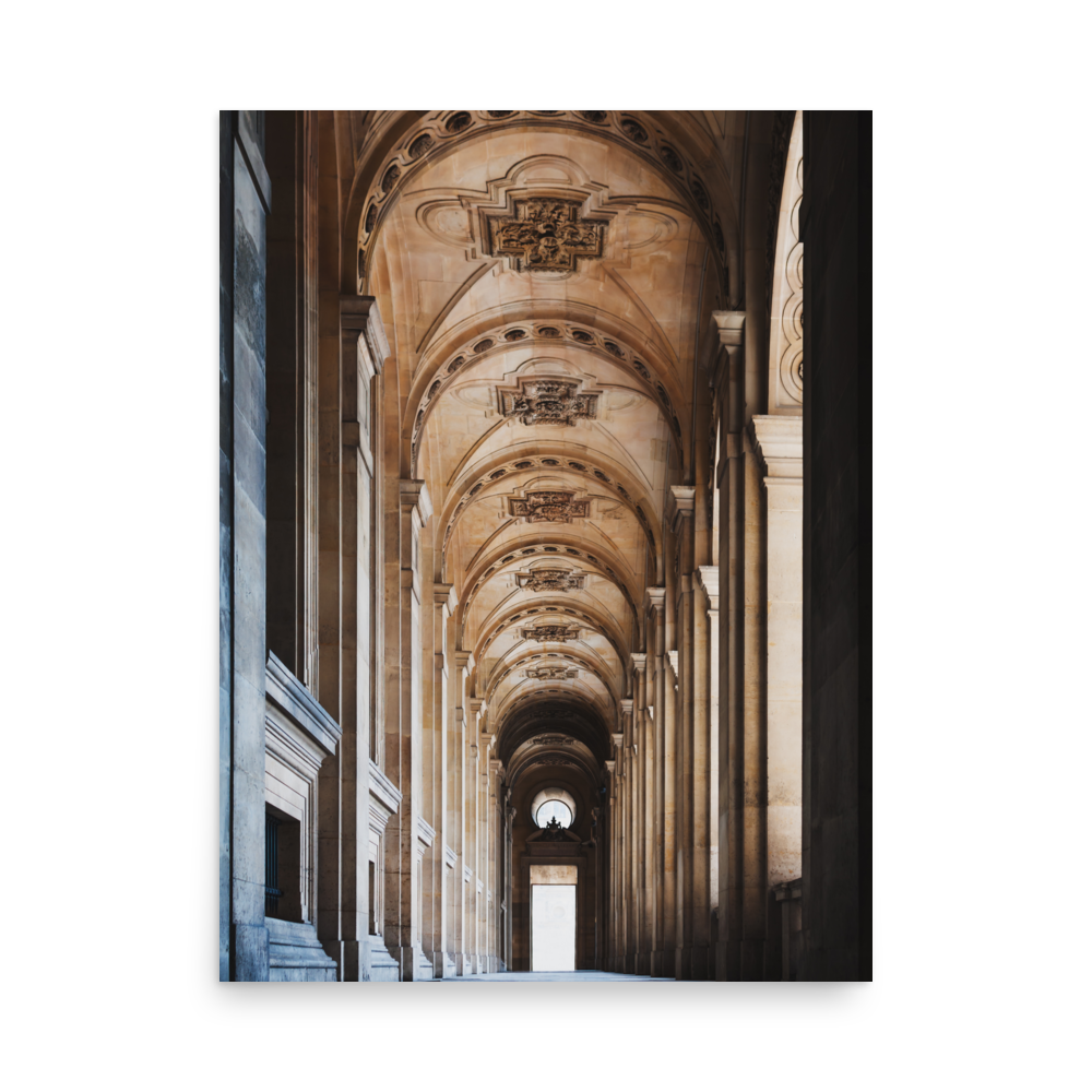 Tirage photo de Paris "Coursive du Louvre" - Paris - The Artistic Way