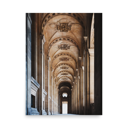 Tirage photo de Paris "Coursive du Louvre" - Paris - The Artistic Way