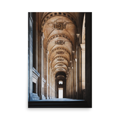 Tirage photo de Paris "Coursive du Louvre" - Paris - The Artistic Way