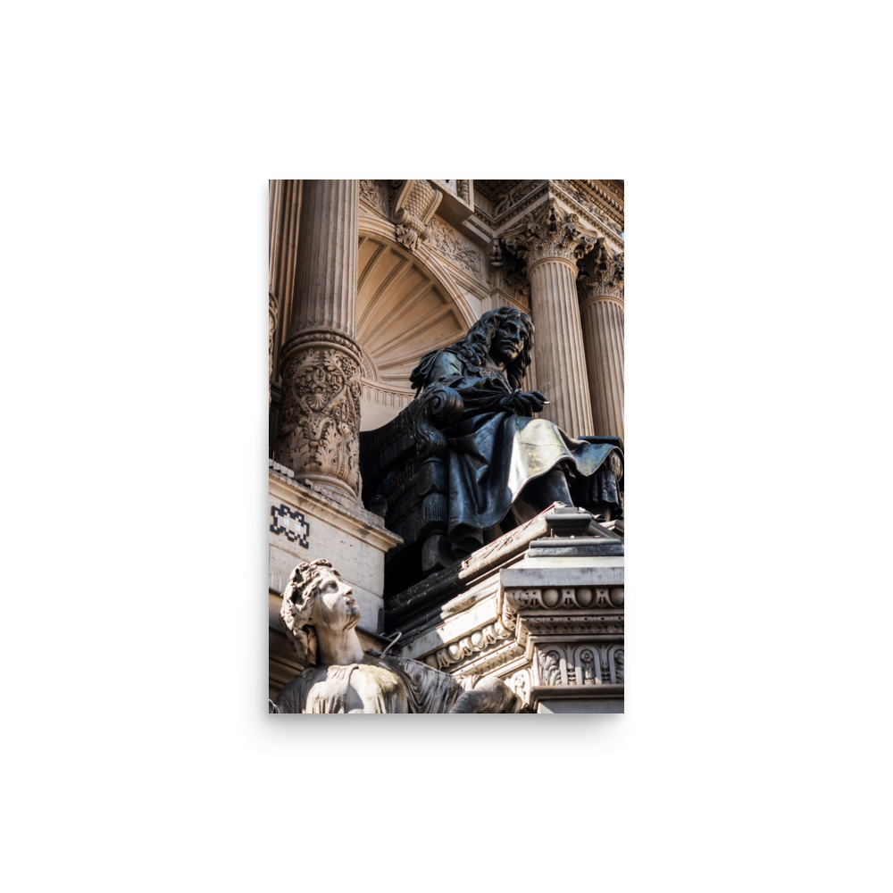 Tirage photo de Paris "Fontaine Molière et la Comédie sérieuse" - Paris - The Artistic Way