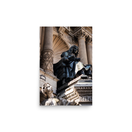 Tirage photo de Paris "Fontaine Molière et la Comédie sérieuse" - Paris - The Artistic Way