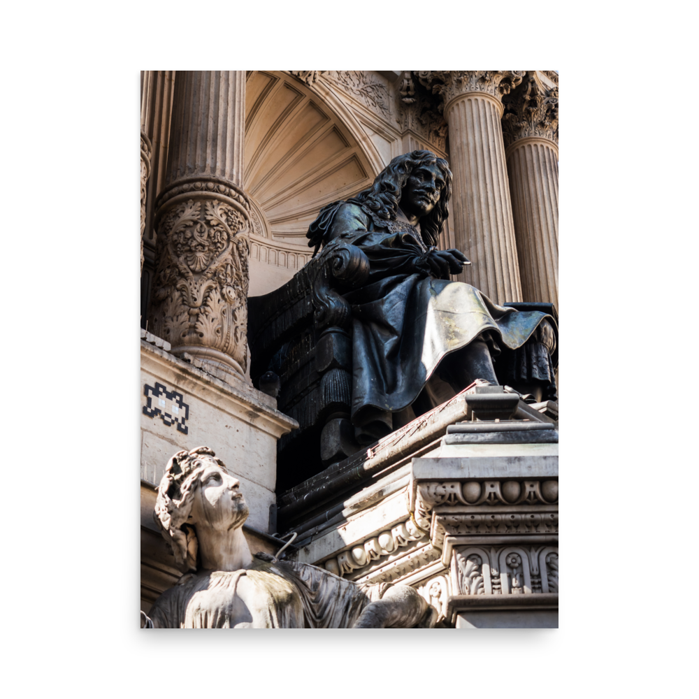 Tirage photo de Paris "Fontaine Molière et la Comédie sérieuse" - Paris - The Artistic Way