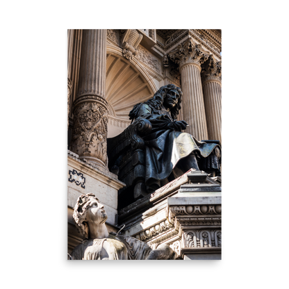 Tirage photo de Paris "Fontaine Molière et la Comédie sérieuse" - Paris - The Artistic Way