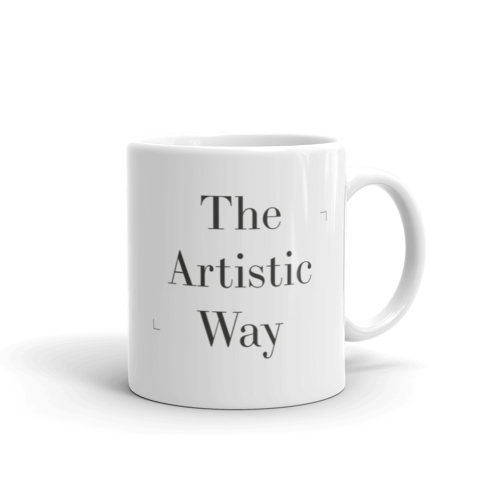 Mug Blanc Brillant - The Artistic Way