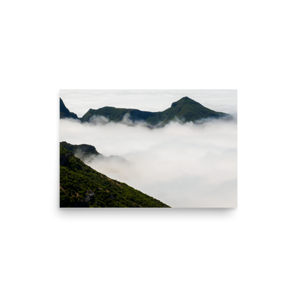Tirage Photo de Madère « Over the clouds at the Pico Ruivo » – Madère