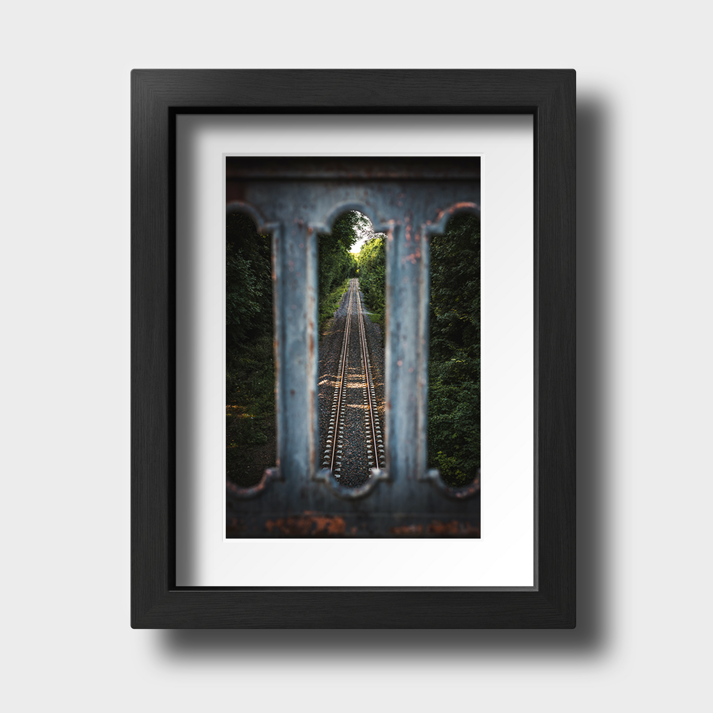 Tirage photo Inspiration "Railroad lost in the woods" - Nature - The Artistic Way