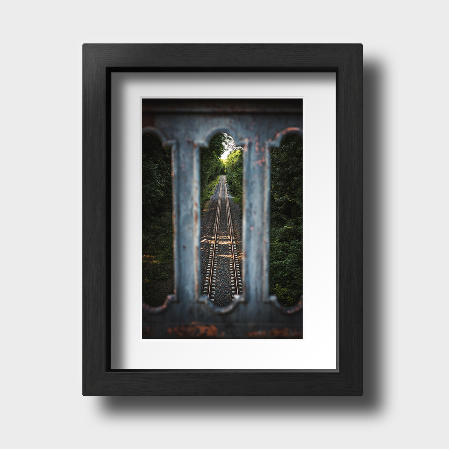 Tirage photo Inspiration "Railroad lost in the woods" - Nature - The Artistic Way