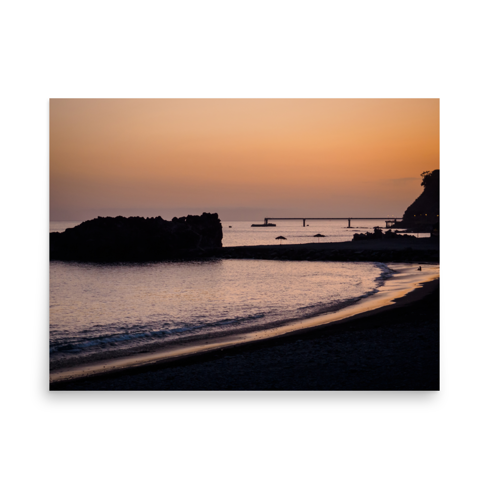 Tirage Photo de Madère "Sunset at the beach" - Madère - The Artistic Way