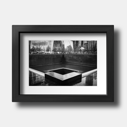 Tirage photo de New York "B&W Ground Zero" - NY - The Artistic Way