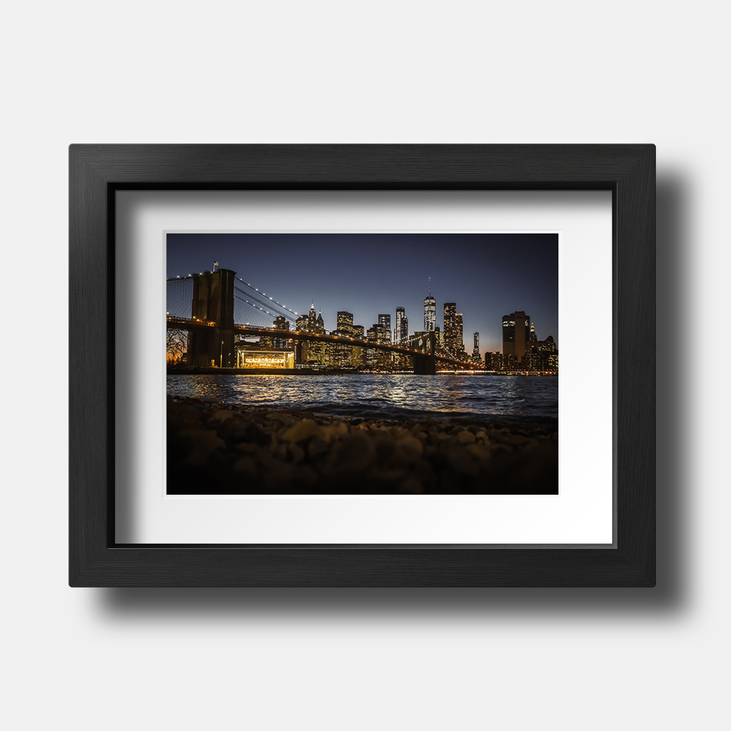 Tirage photo de New York "Downtown Manhattan at night" - NY - The Artistic Way