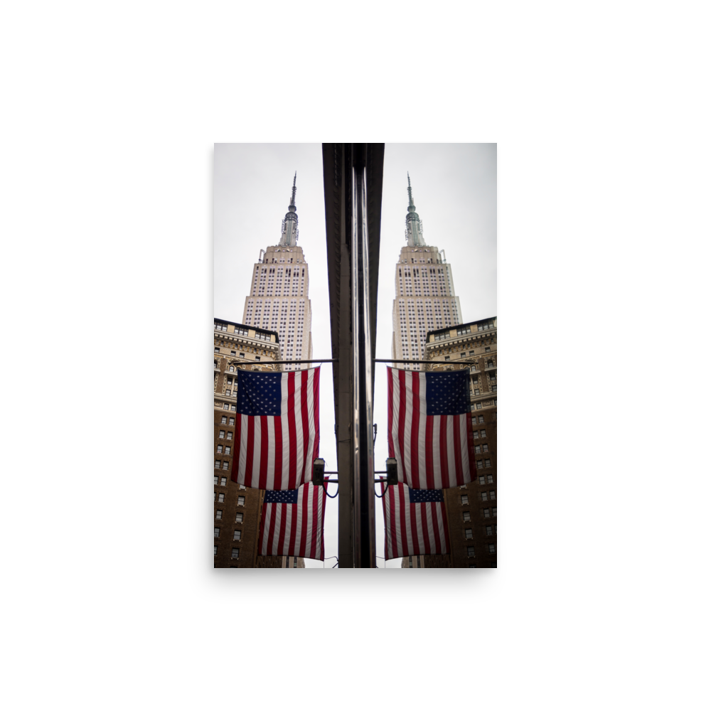 Tirage photo de New York "Empire Reflection" - NY - The Artistic Way