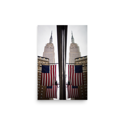 Tirage photo de New York "Empire Reflection" - NY - The Artistic Way