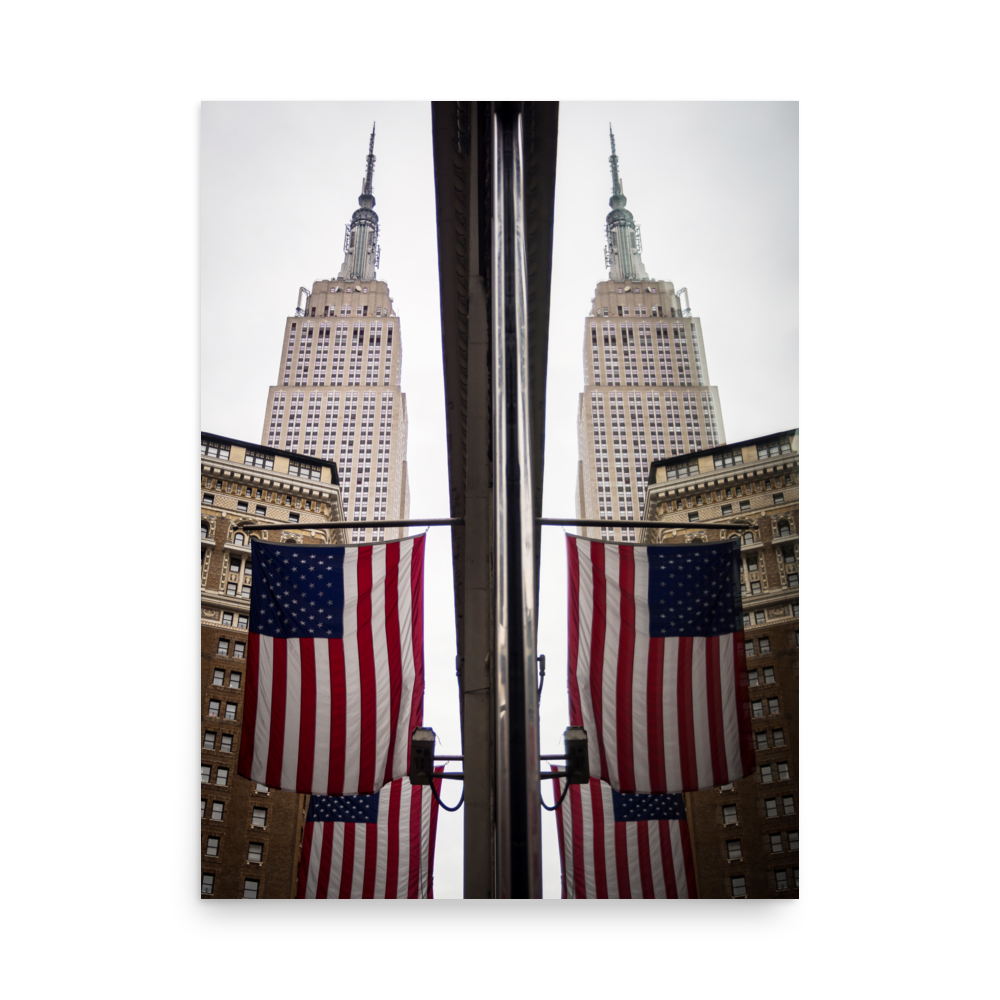 Tirage photo de New York "Empire Reflection" - NY - The Artistic Way