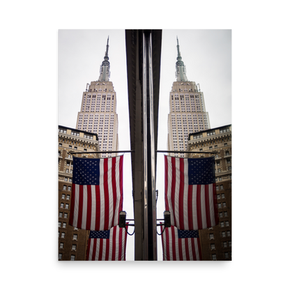 Tirage photo de New York "Empire Reflection" - NY - The Artistic Way