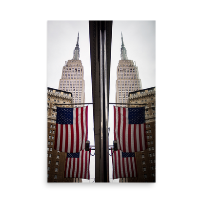 Tirage photo de New York "Empire Reflection" - NY - The Artistic Way