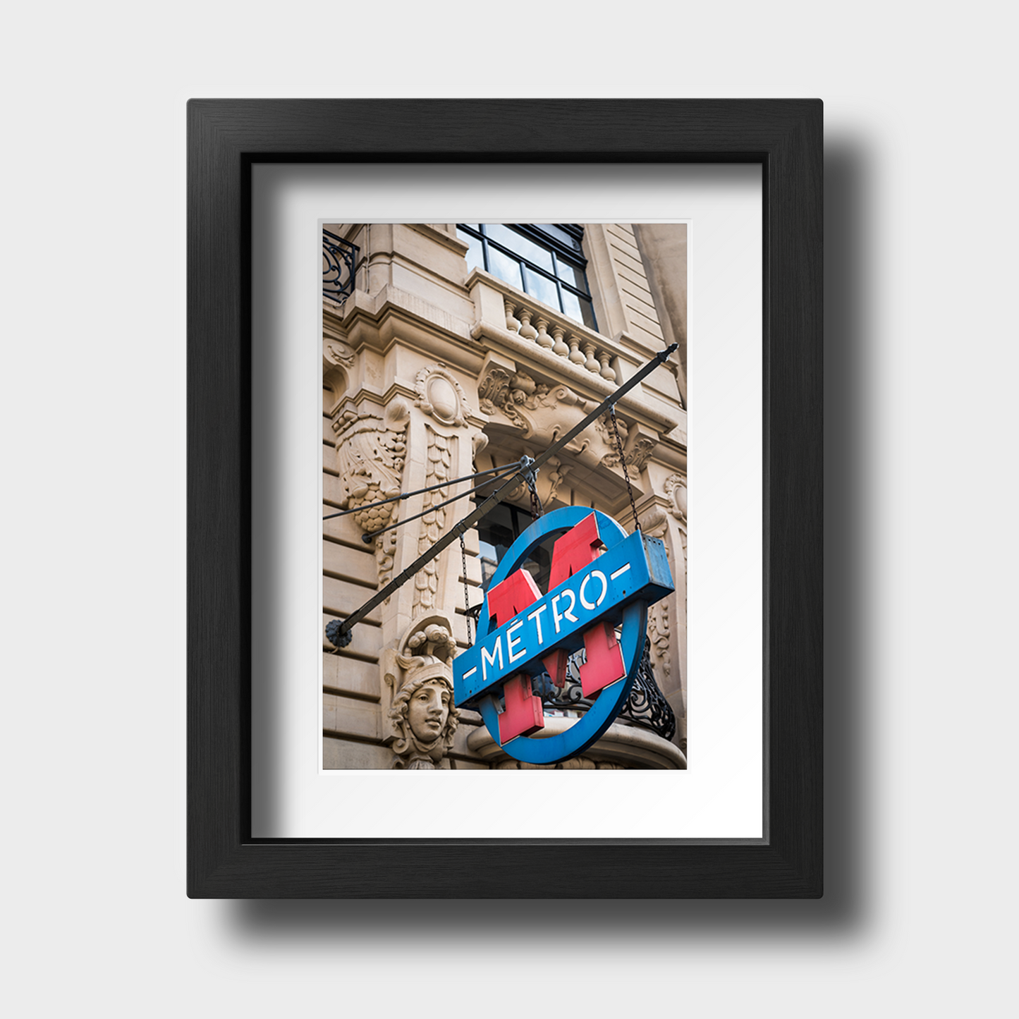 Tirage photo de Paris "Colored Metro Sign" - Paris - The Artistic Way