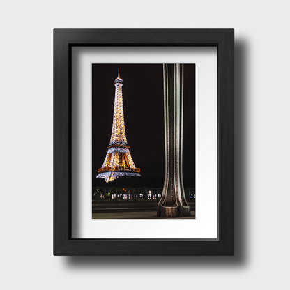 Tirage Photo de Paris "Eiffel Tower from Bir Hakeim at Night" - Paris - The Artistic Way