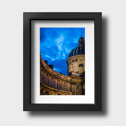 Tirage photo de Paris "Institut de France at Blue Hour" - Paris - The Artistic Way