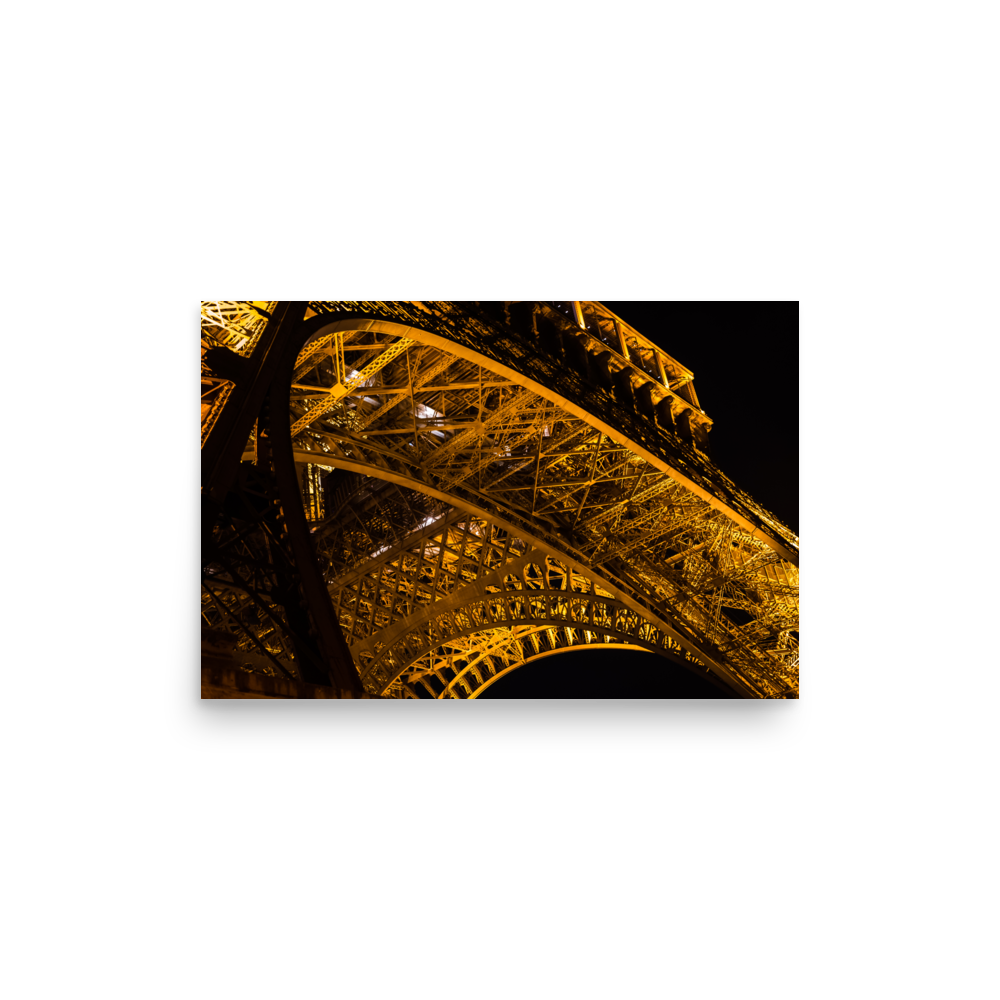 Tirage photo de Paris "Iron web of the Eiffel Tower" - Paris - The Artistic Way