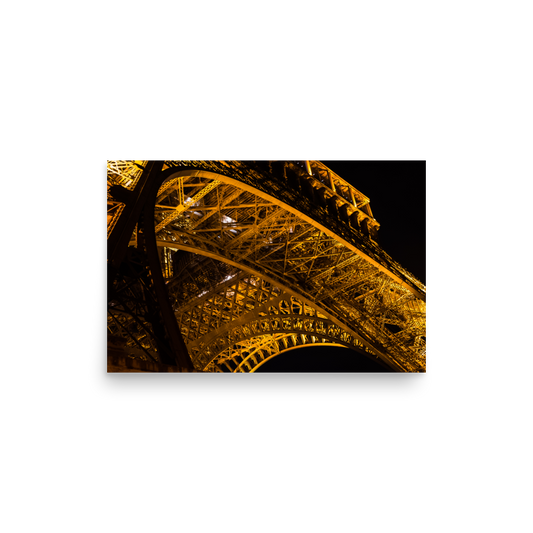 Tirage photo de Paris "Iron web of the Eiffel Tower" - Paris - The Artistic Way