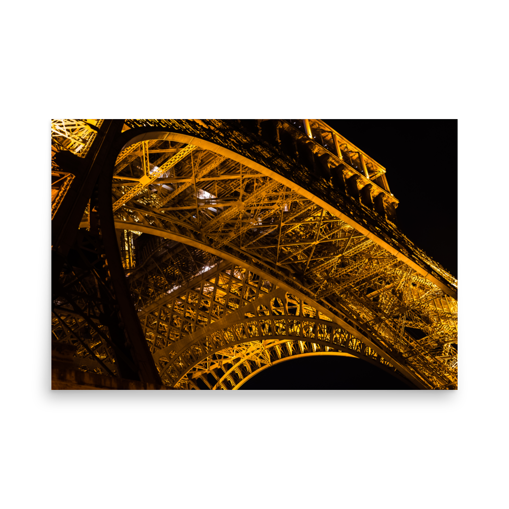 Tirage photo de Paris "Iron web of the Eiffel Tower" - Paris - The Artistic Way