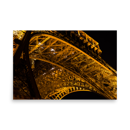 Tirage photo de Paris "Iron web of the Eiffel Tower" - Paris - The Artistic Way