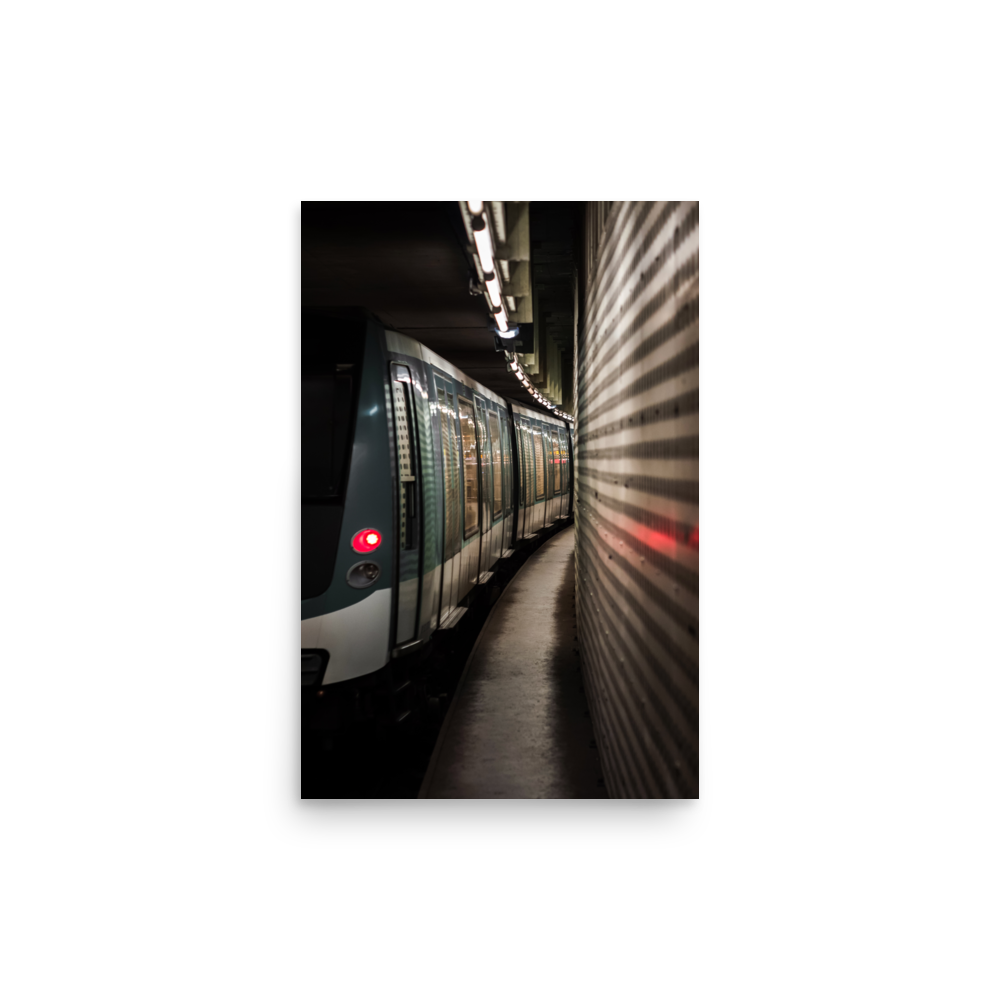 Tirage photo de Paris "Modern Parisian Metro" - Paris - The Artistic Way