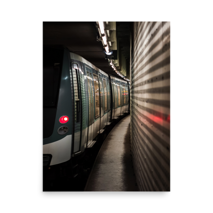 Tirage photo de Paris "Modern Parisian Metro" - Paris - The Artistic Way
