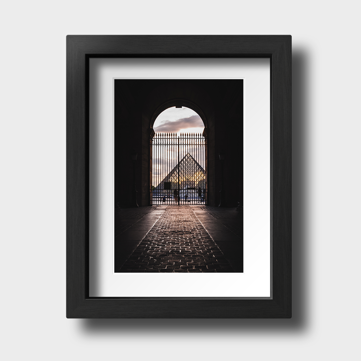 Tirage Photo de Paris "Way to the Sunset at the Louvre Museum" - Paris - The Artistic Way