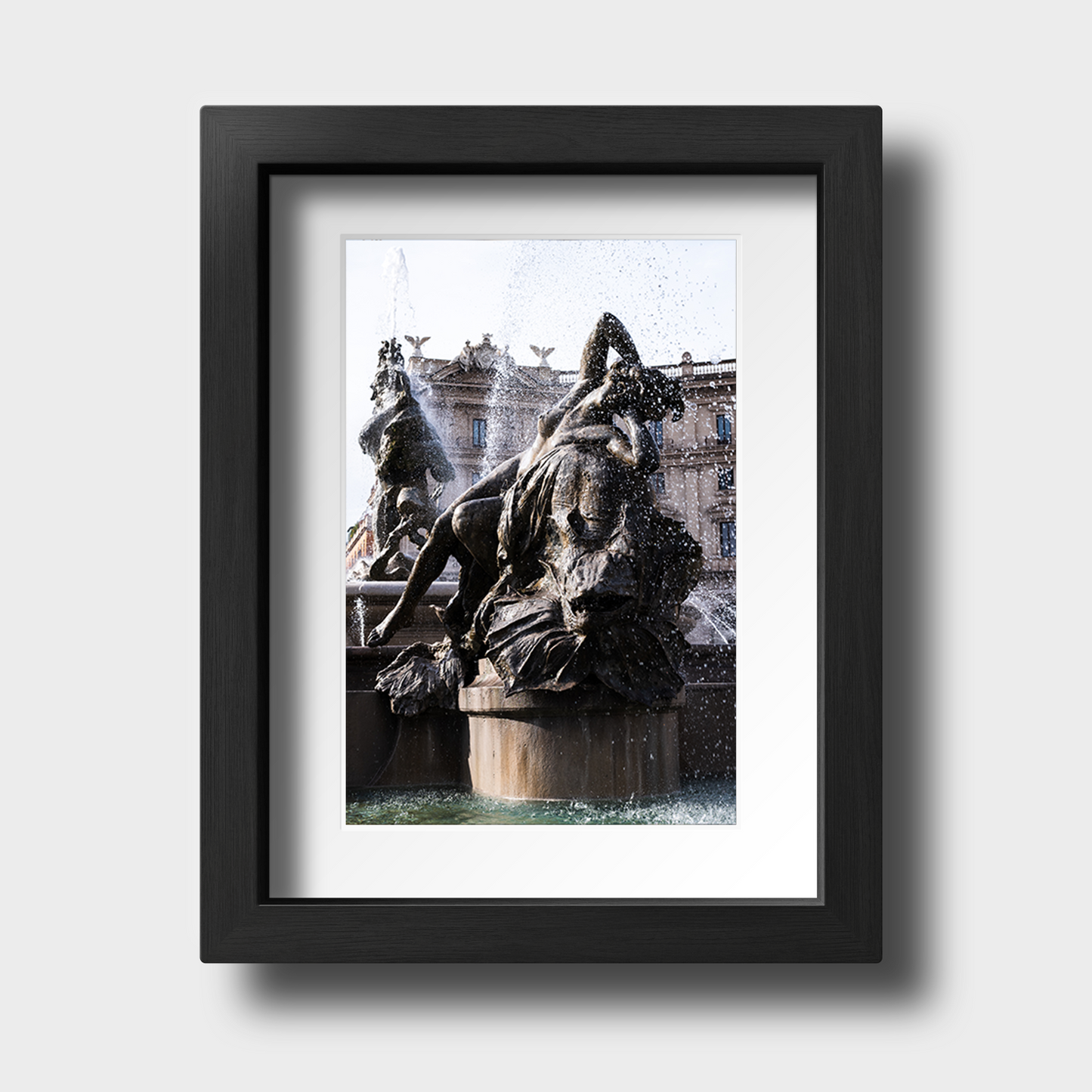 Tirage Photo de Rome "Statues of the Republic Square's fountain" - Rome - The Artistic Way