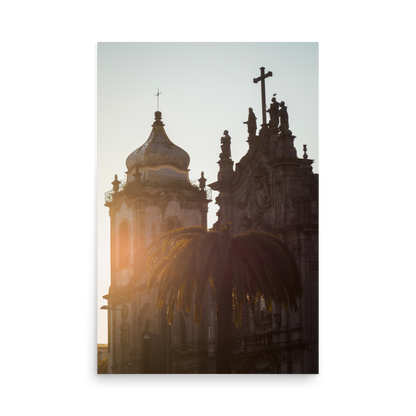 Tirage photo de Porto "Sunset over Carmo Church" - Porto - The Artistic Way