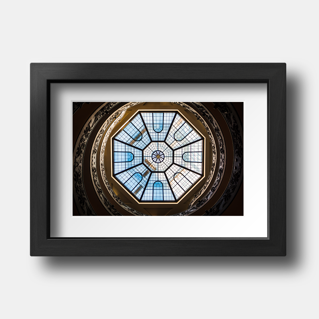 Tirage photo de Rome "Vatican Spiral Stairs" - Rome - The Artistic Way