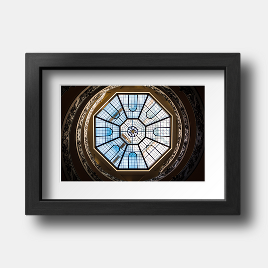 Tirage photo de Rome "Vatican Spiral Stairs" - Rome - The Artistic Way