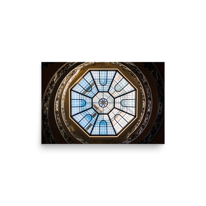 Tirage photo de Rome "Vatican Spiral Stairs" - Rome - The Artistic Way
