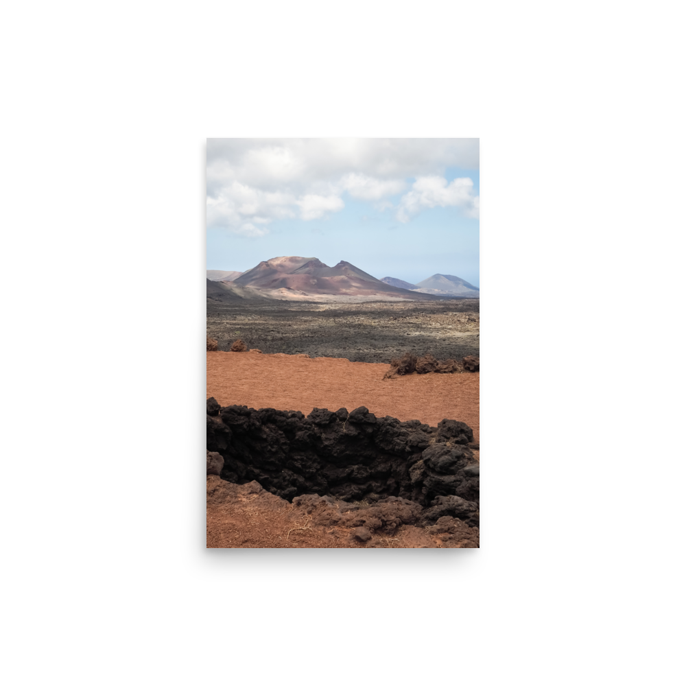 Tirage photo de Lanzarote "Timanfaya volcanos in Lanzarote" - Îles Canaries - The Artistic Way