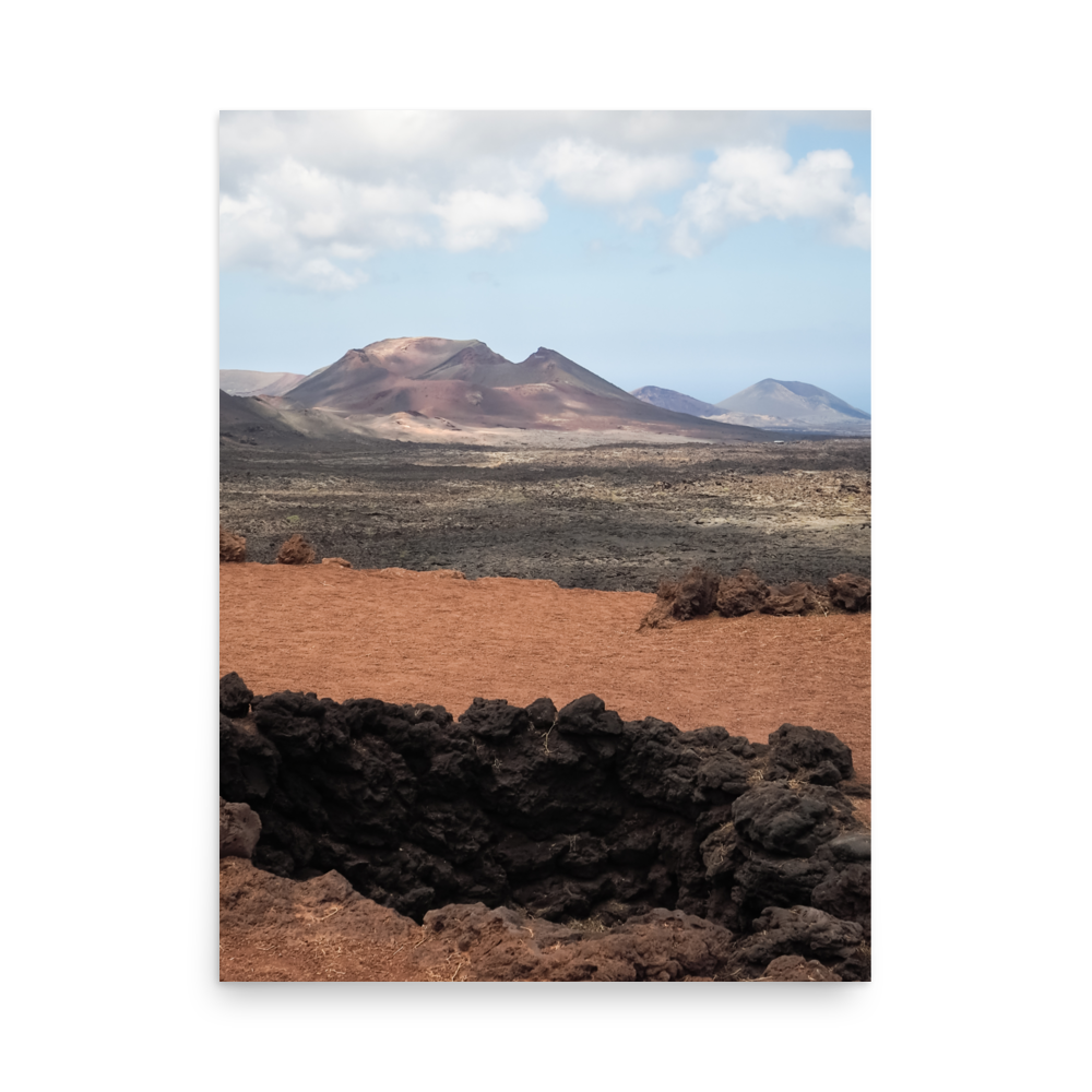 Tirage photo de Lanzarote "Timanfaya volcanos in Lanzarote" - Îles Canaries - The Artistic Way